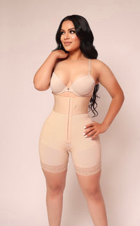 HIGH WAISTED SHAPE WEAR GLUTE LIFTING SHORT (NUDE)