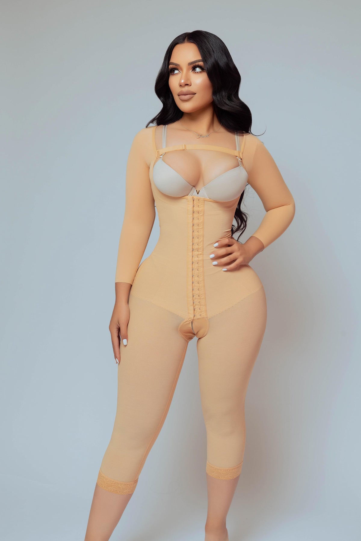 LILIA FULL BODY SHAPE WEAR LONG SLEEVE (NUDE)