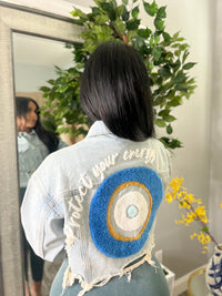 EVIL EYE DENIM JACKET (2 Colors available)