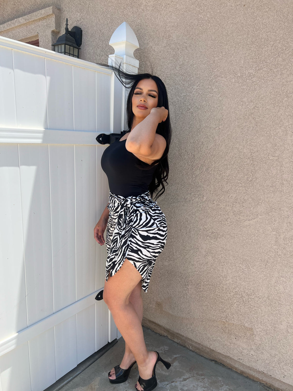 BELLA ZEBRA SKIRT (2 Colors available)