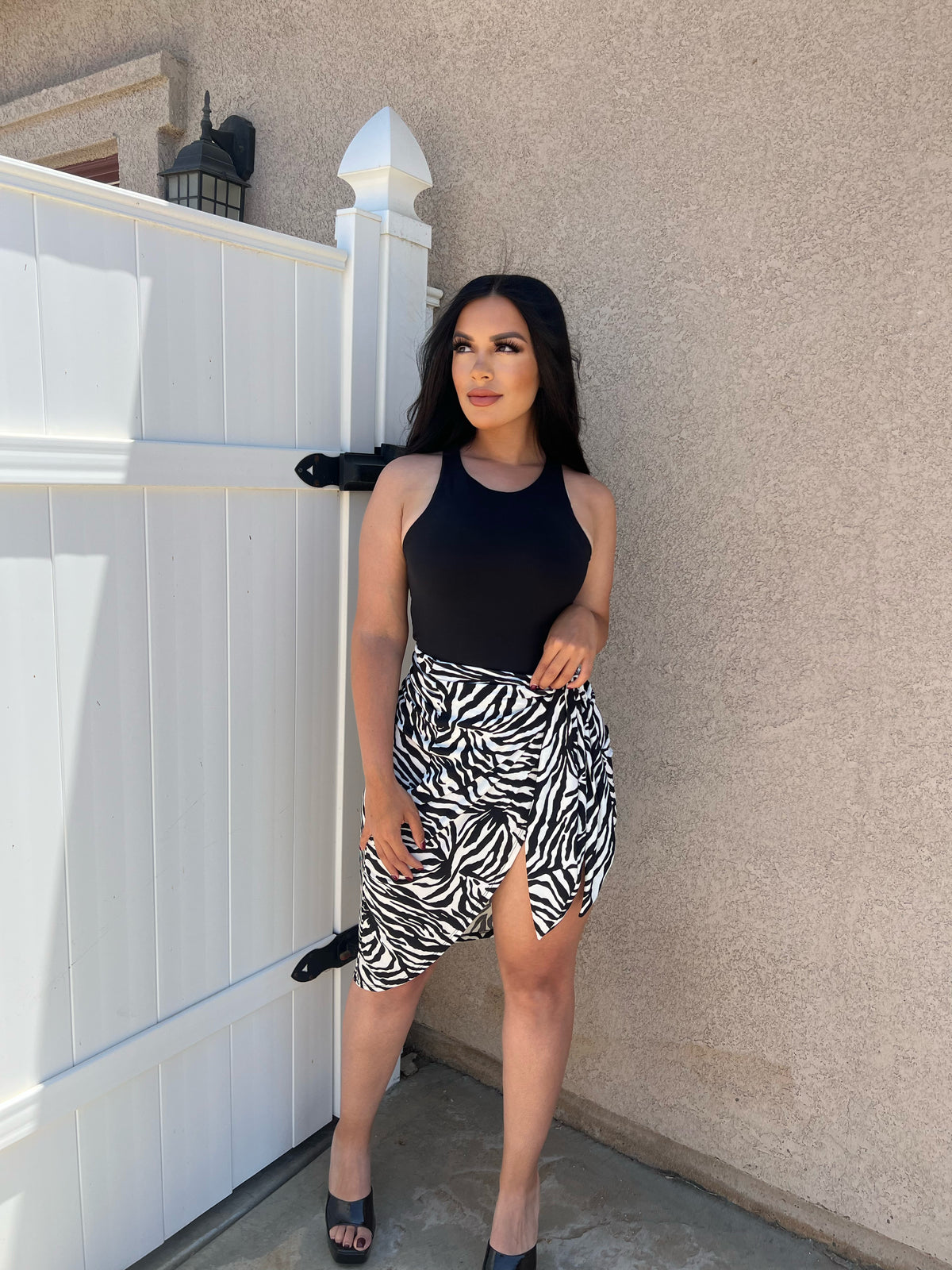 BELLA ZEBRA SKIRT (2 Colors available)