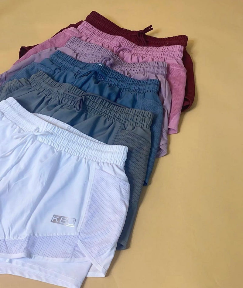 RUNNING SHORTS (WHITE)