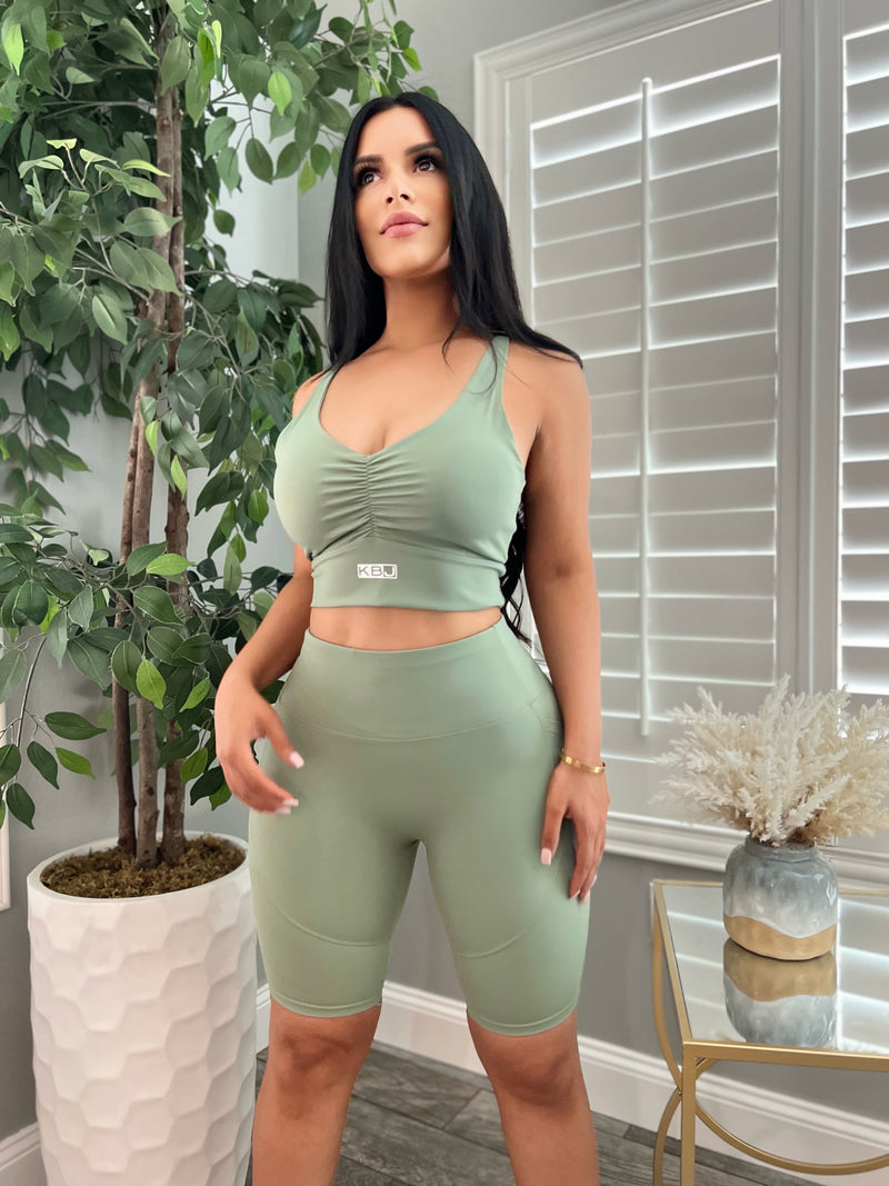 LULU BIKER SET (PISTACHIO)